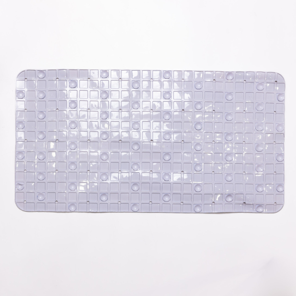 Антиковзний килимок на присосках для ванни та душу 65×35 (см) силіконовий Коричневий HP-42-47BR - фото №3