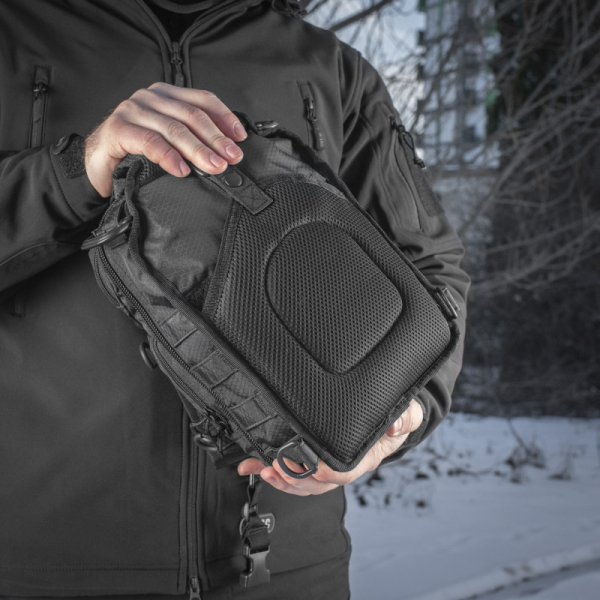 M-Tac сумка Urban Line City Hunter Hexagon BLACK - фото №10