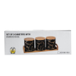 Банки для сипучих продуктів, набір із 3 шт по 650 мл HP1209 - фото №6