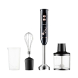 Блендер ручний занурювальний з насадками 4 в 1 600 Вт 2 чаші та вінчик Чорний Sokany SK-02012B - фото №1