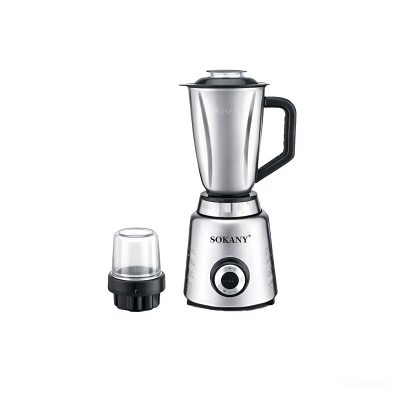 Блендер стаціонарний з кавомолкою Sokany 600 Вт чаша 1.6 л SK-03075 - фото