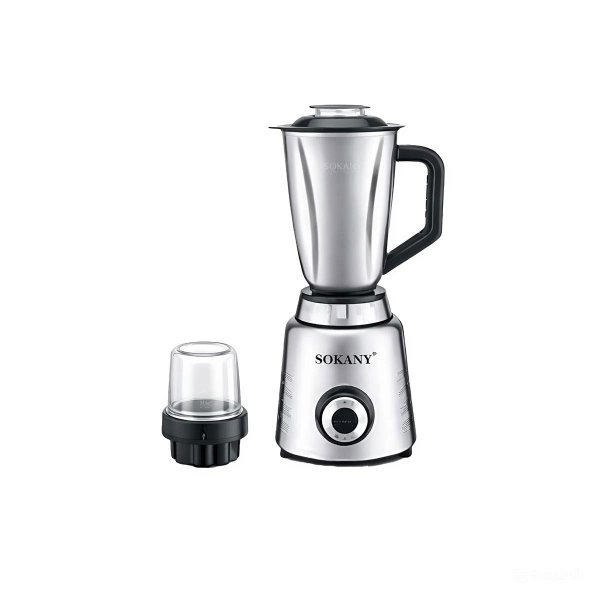 Блендер стаціонарний з кавомолкою Sokany 600 Вт чаша 1.6 л SK-03075 - фото