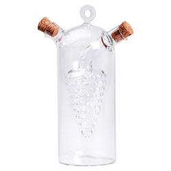 Пляшка для олії та оцту 2 в 1 подвійна 380 мл скло HP-34-12