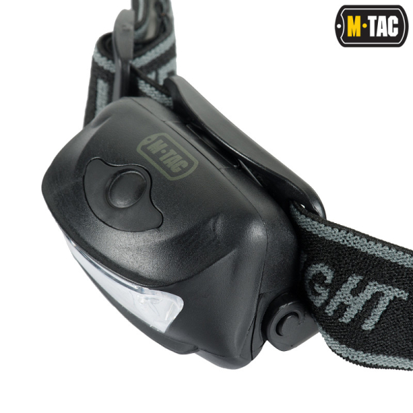 M-Tac ліхтар налобний 4+1 LED Black - фото №8