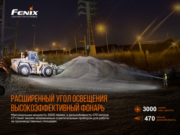 Ліхтар ручний Fenix C7 - фото №7
