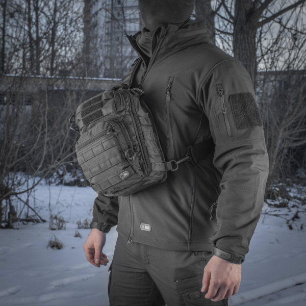 M-Tac сумка Urban Line City Hunter Hexagon BLACK - фото №12