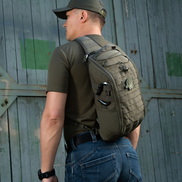 Рюкзак однолямочний M-Tac Armadillo Ranger Green - фото №7