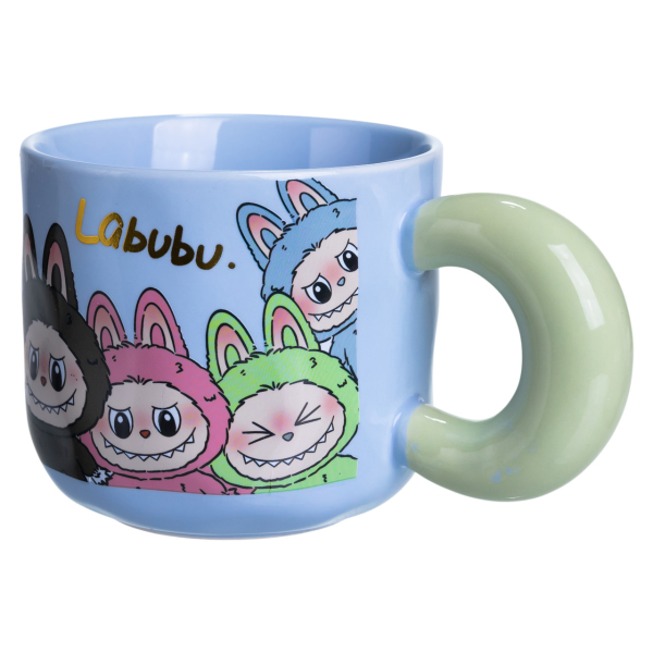 Чашка порцелянова Labubu 400 (мл) подарункова кружка прикольна чашка для дітей на подарунок FM-22D - фото №4