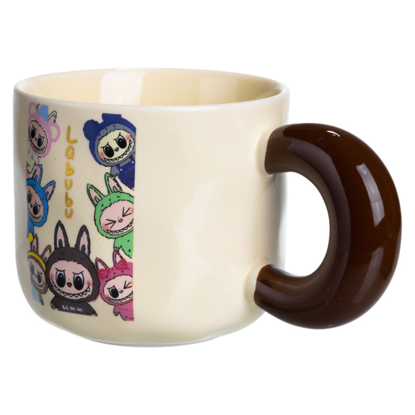 Чашка порцелянова Labubu Brighten Your Day 400 (мл) подарункова кружка прикольна чашка для дітей на подарунок FM-21D - фото №4
