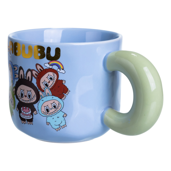 Чашка порцелянова Labubu Bring Joy 400 (мл) подарункова кружка прикольна чашка для дітей на подарунок FM-22C - фото №3