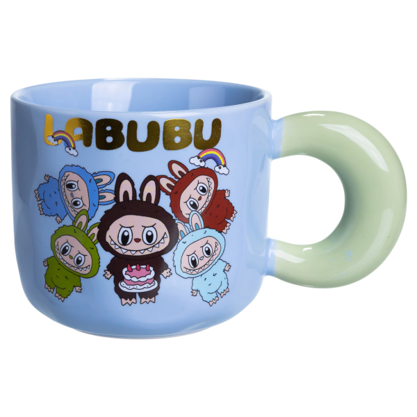 Чашка порцелянова Labubu Bring Joy 400 (мл) подарункова кружка прикольна чашка для дітей на подарунок FM-22C - фото №4