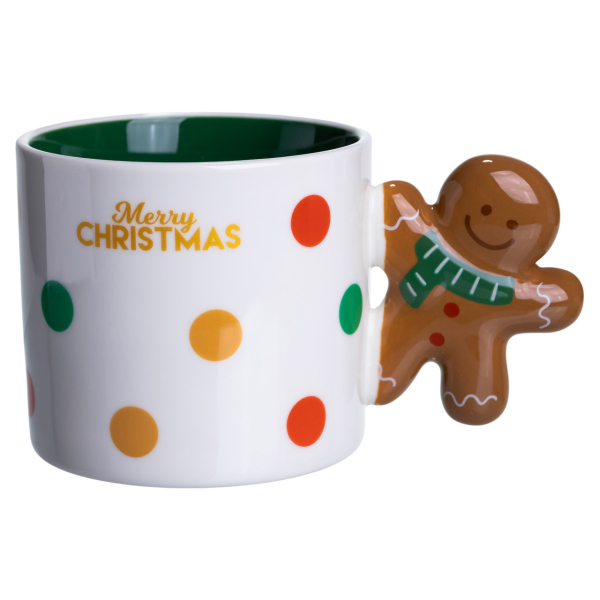 Чашка порцелянова новорічна Merry Christmas 350 (мл) Yiwu FM-CS-51WGR - фото №2