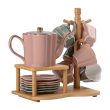 Чайний сервіз на 6 персон з бамбуковою підставкою HP-15-25 - фото №6