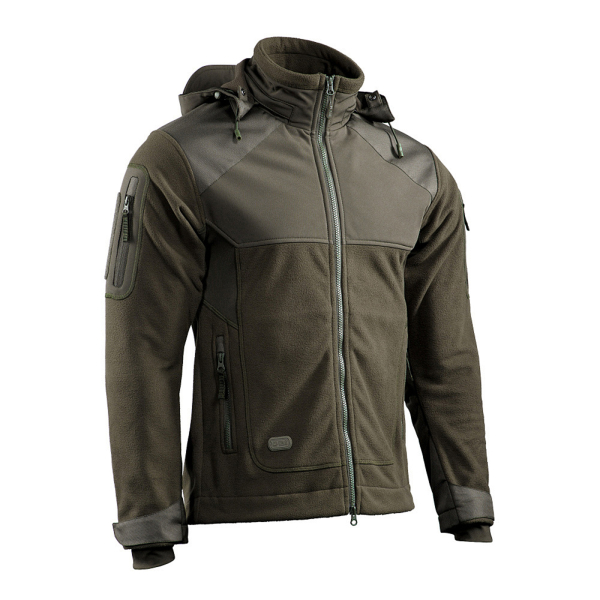 Куртка флісова M-Tac Norman Windblock Fleece Olive, Olive - фото №3
