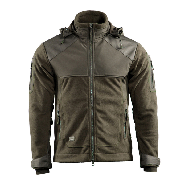Куртка флісова M-Tac Norman Windblock Fleece Olive, Olive - фото №2