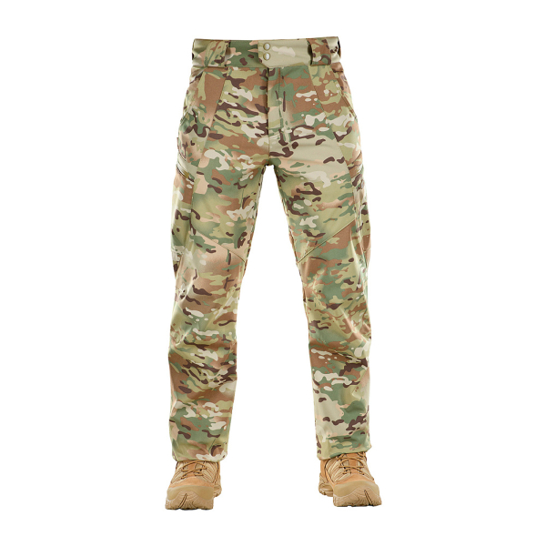 Штани M-Tac Soft Shell Winter MC, Multicam - фото №2