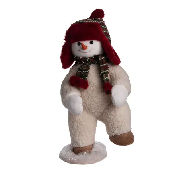 Новорічна фігурка Сніговик 21×21×45 (см) CR-4-11 - фото №6