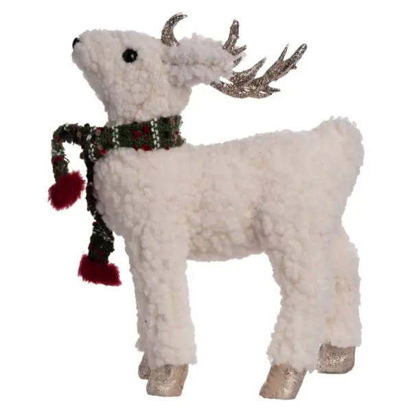 Новорічна фігура Олень іграшка під ялинку 22×9×30 (см) CR-4-3 - фото №5