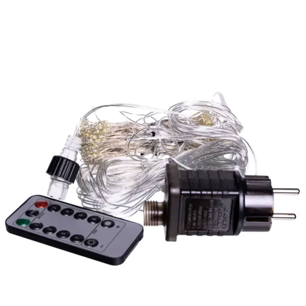 Новорічна гірлянда Хвойна лапа 3х2 м 400 LED Жовте світло D400LED2MY - фото №5