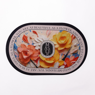 Килимок діатомітовий універсальний BEAUTIFUL FLOWERS 58*38 см з ефектом 3-D HP-42-55 - фото