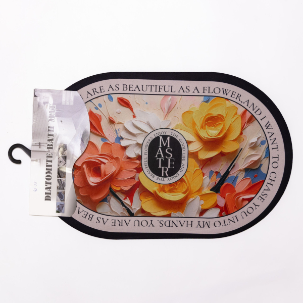 Килимок діатомітовий універсальний BEAUTIFUL FLOWERS 58*38 см з ефектом 3-D HP-42-55 - фото №3