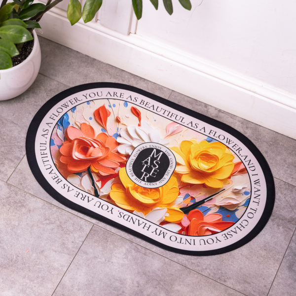 Килимок діатомітовий універсальний BEAUTIFUL FLOWERS 58*38 см з ефектом 3-D HP-42-55 - фото №5