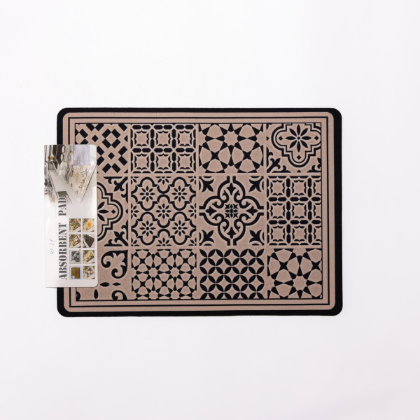 Діатомітовий килимок на кухню для сушіння посуду 30×40 (см) HP-42-21 - фото №3