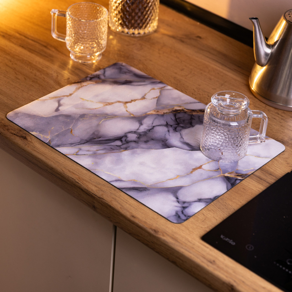 Діатомітовий килимок на кухню для сушіння посуду 30×40 (см) HP-42-25 - фото №4