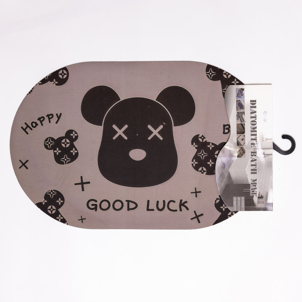 Діатомітовий овальний килимок Good Luck 38×58 (см) вологопоглинальнючий HP-42-56 - фото №4