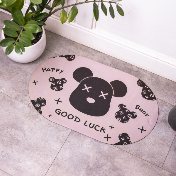 Діатомітовий овальний килимок Good Luck 38×58 (см) вологопоглинальнючий HP-42-56 - фото №5