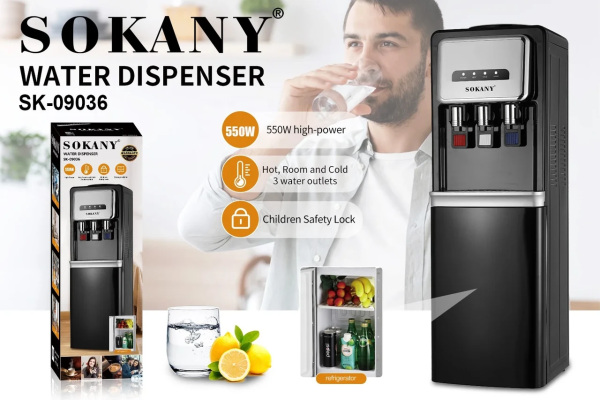 Диспенсер для води та напоїв компресійний Sokany SK-09036 - фото №2