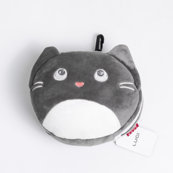 Дорожній набір 2 в 1 Fine Cat подушка-трансформер та маска для сну HP-56-23G - фото