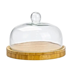 Набір для нарізання сиру Ø 25 зі скляною кришкою HP1230