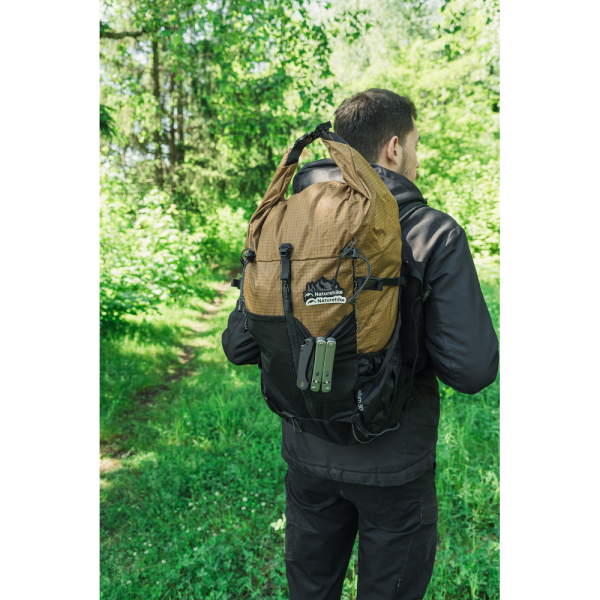 Рюкзак туристичний Naturehike Helium CNK2300016, 30+5 л, коричневий - фото №29
