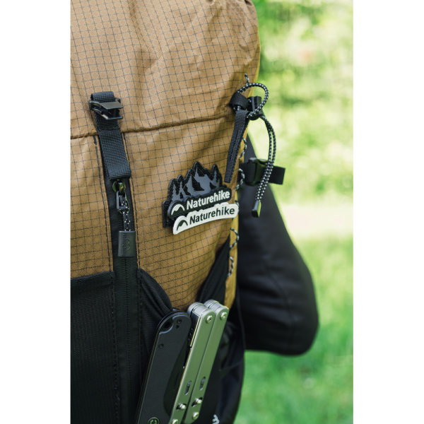 Рюкзак туристичний Naturehike Helium CNK2300016, 30+5 л, коричневий - фото №30