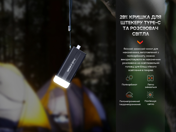 Ліхтар ручний Fenix E-SPARK - фото №13