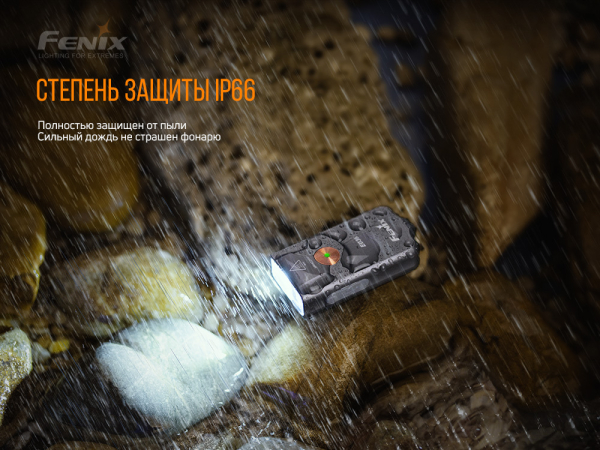 Ліхтар наключний Fenix E03R V2.0, сірий - фото №29
