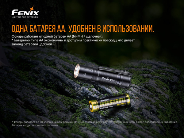 Ліхтар ручний Fenix E12 V2.0 - фото №9