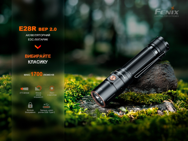 Ліхтар ручний Fenix E28R V2.0 - фото №6