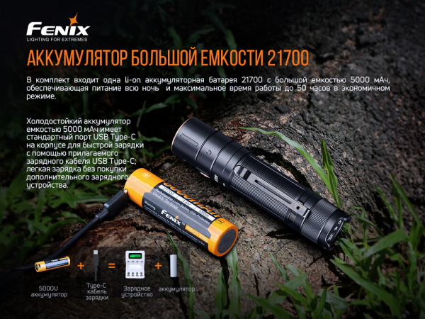 Ліхтар ручний Fenix E35 V3.0 - фото №6