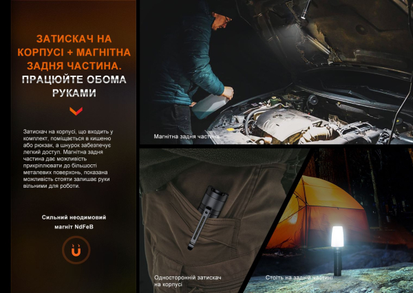 Ліхтар ручний Fenix E35R - фото №11