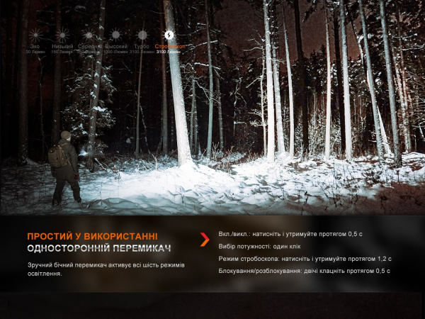 Ліхтар ручний Fenix E35R - фото №13