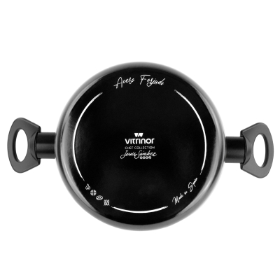 Каструля з кришкою VITRINOR CHEF COLLECTION 24 см 3,8 л з антипригарним покриттям - фото