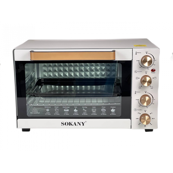 Електрична духовка Sokany SK450 настільна 50 л - фото