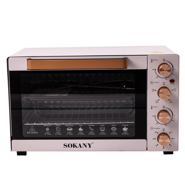 Електрична духовка Sokany SK450 настільна 50 л - фото №2