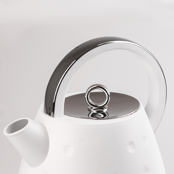 Електрочайник Sokany 1.7 літра безшумний 1850 Вт Білий SK1033B - фото №7