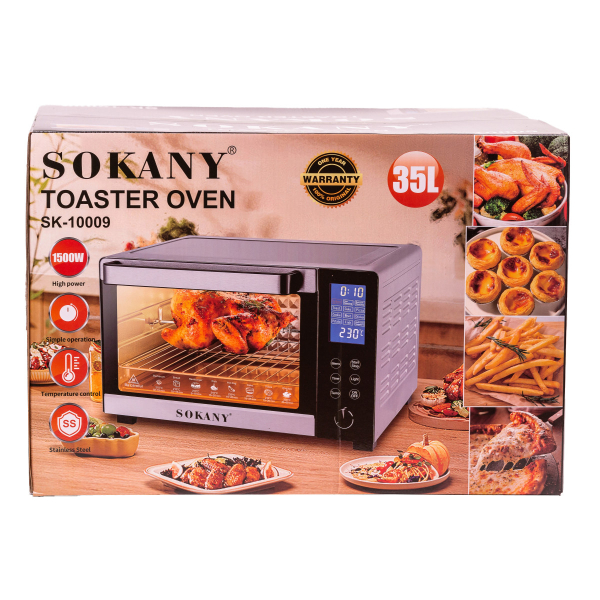 Електропіч Sokany SK10009 настільна 35 л - фото №10