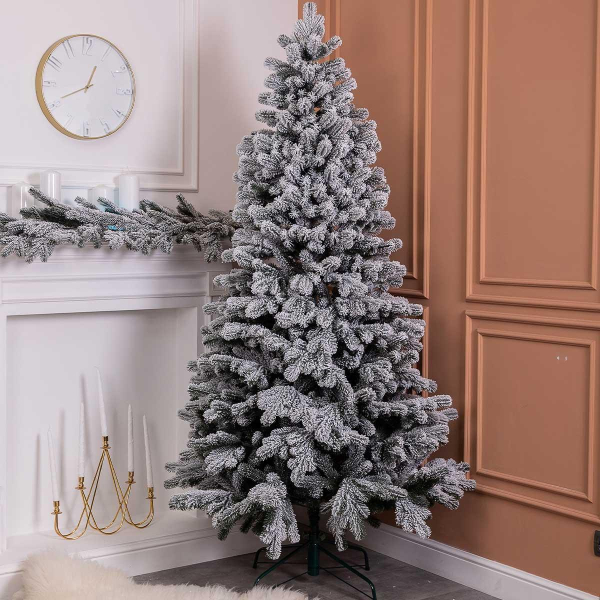 Ялинка штучна 1.8  м Говерла засніжена - фото №10