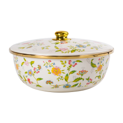 Емальована каструляз кришкою 5,5 л Велика HP-2-113