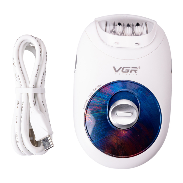 Епілятор жіночий електричний VGR 2 швидкості HPV706P - фото №3